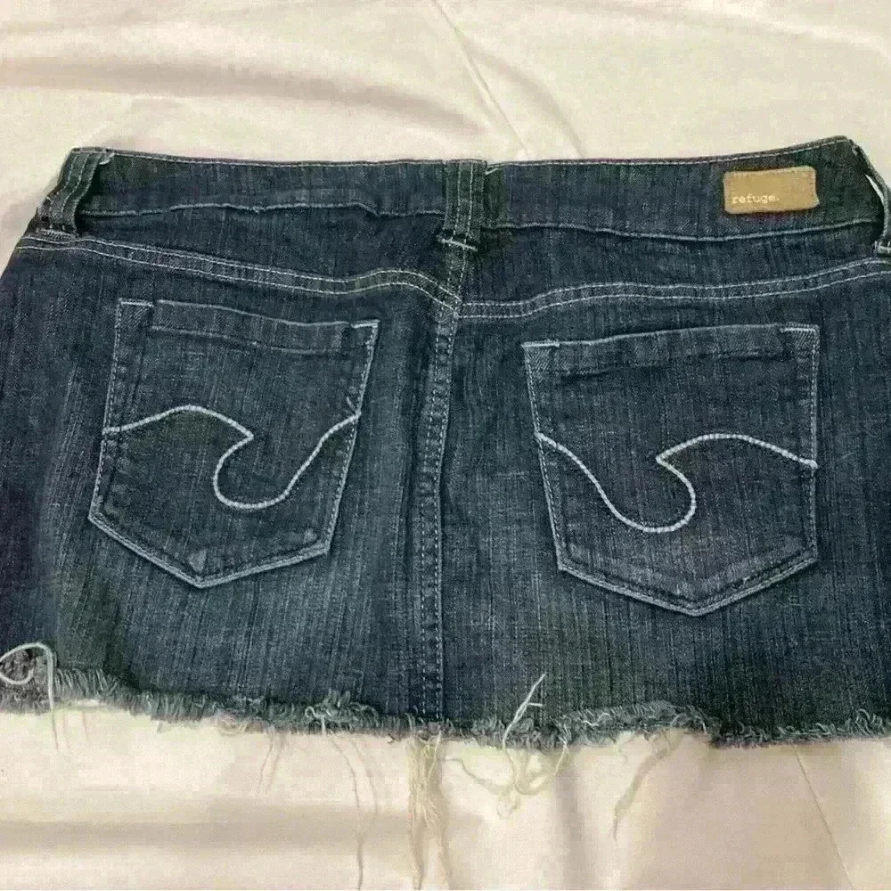 Refuge Jean Skirt, Girls Sz 11 - Picture 5 of 8